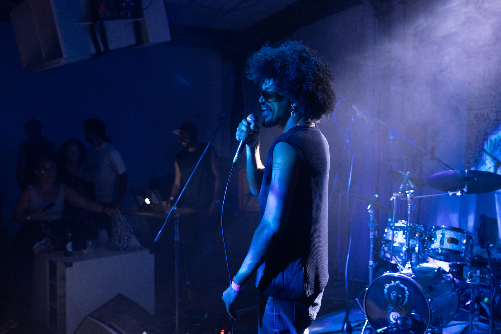 Zeyo Man, rapper and performer performs at AlterNative, 90Mil, Berlin