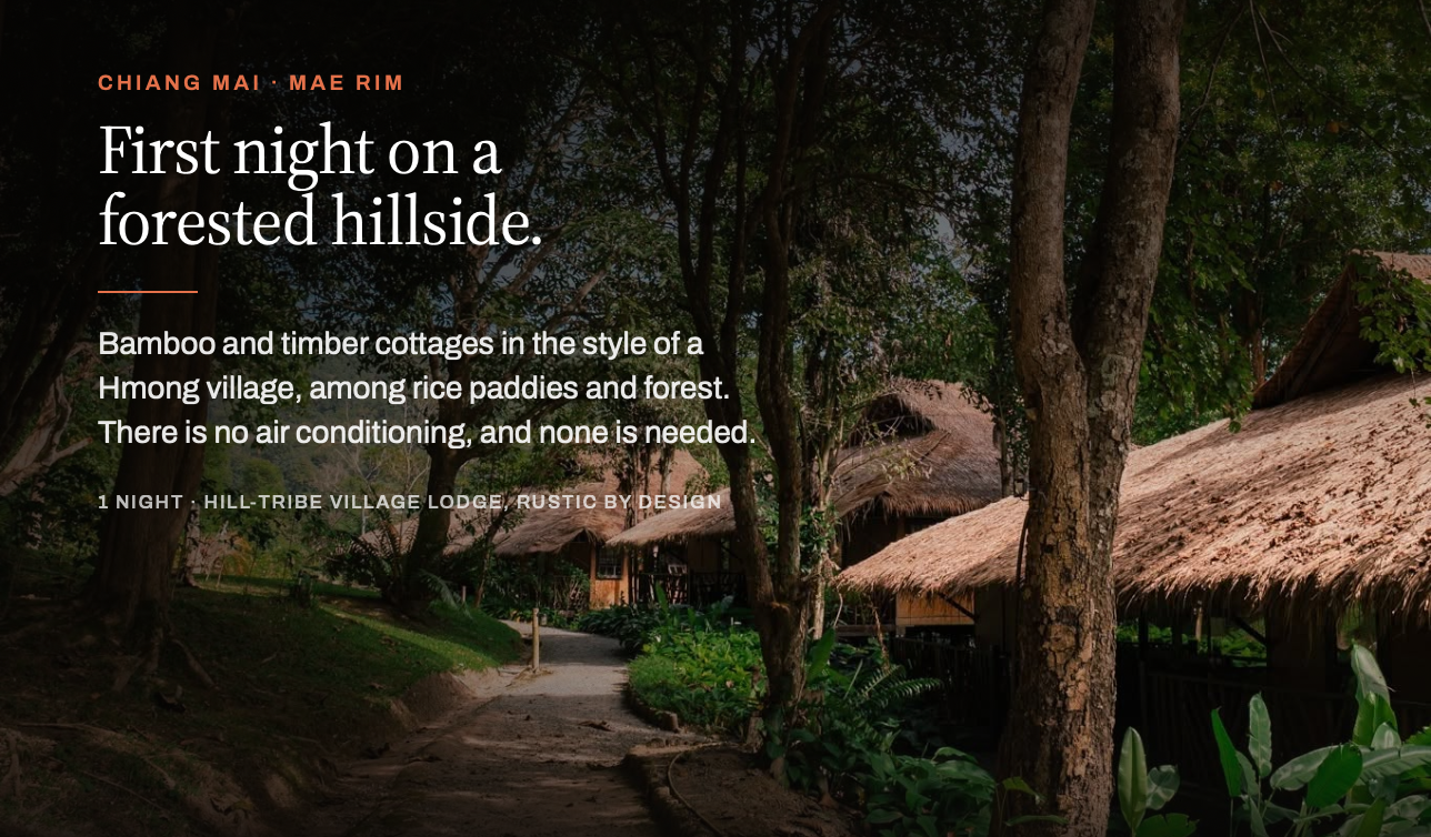LocoSolo Chiang Mai to Chiang Rai: The Open Table