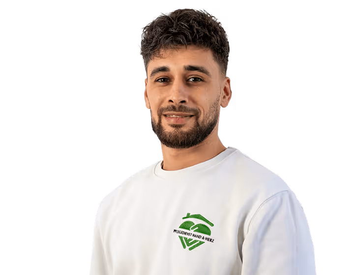 Foto von Hand und Herz-Teammitglied Soufian Dahman