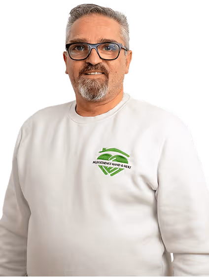 Foto von Hand und Herz-Teammitglied Vito Pizzuto