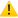 Yellow triangular warning sign with a black exclamation mark inside.