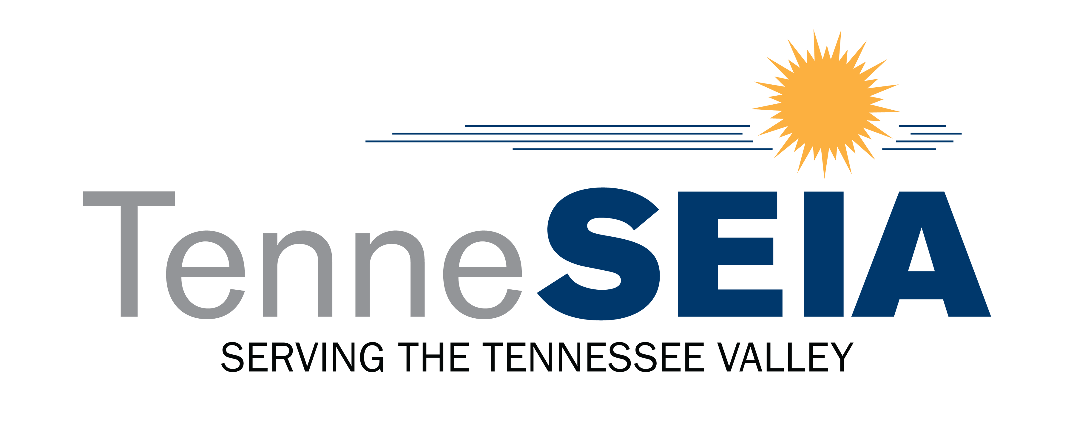 TenneSEIA logo with sun icon and tagline Serving the Tennessee Valley.