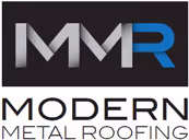 Logo with stylized letters MMR and text Modern Metal Roofing underneath.