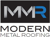 Logo with stylized letters MMR and text Modern Metal Roofing underneath.