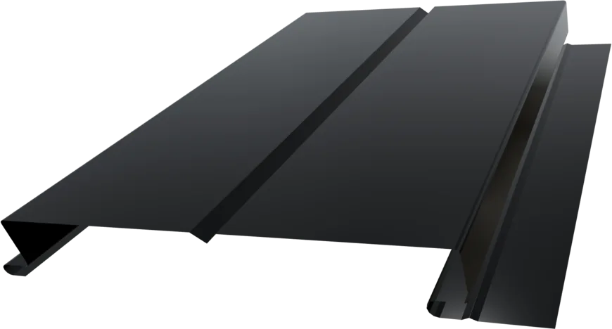 Flush Wall / Soffit metal siding and soffit panel profile