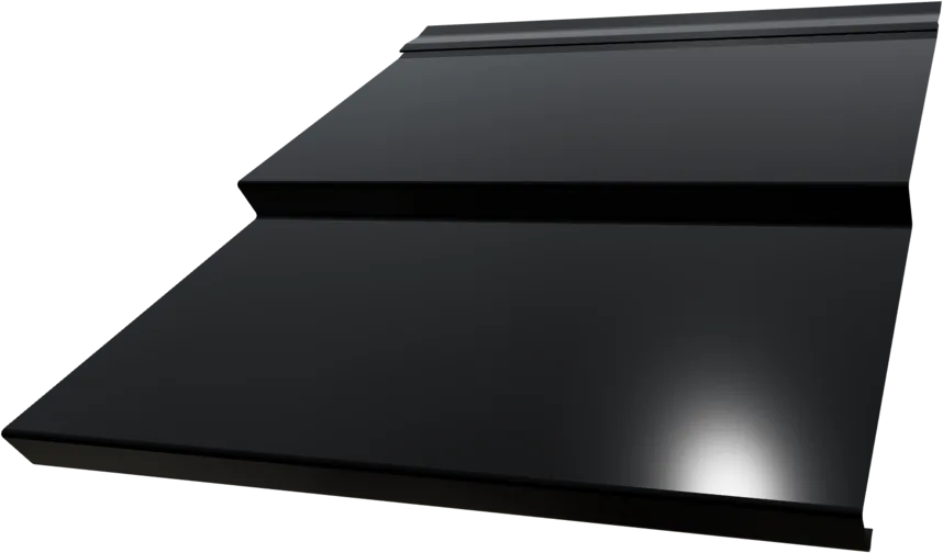 Double Lap metal siding and soffit panel profile