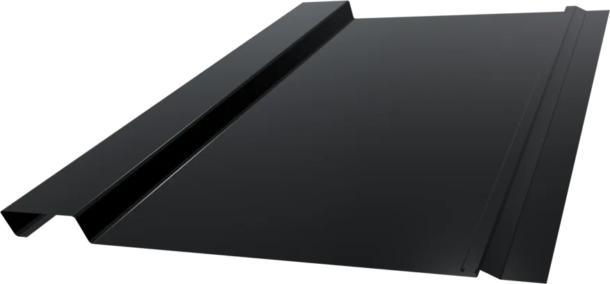 Board and batten metal siding panel