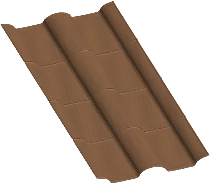 ProVia Barrel Tile metal shingle panel
