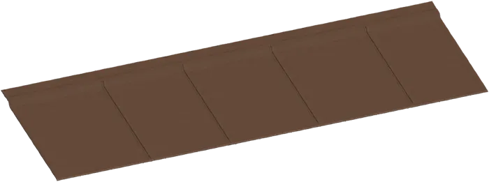 Modern Metal Slate metal shingle panel