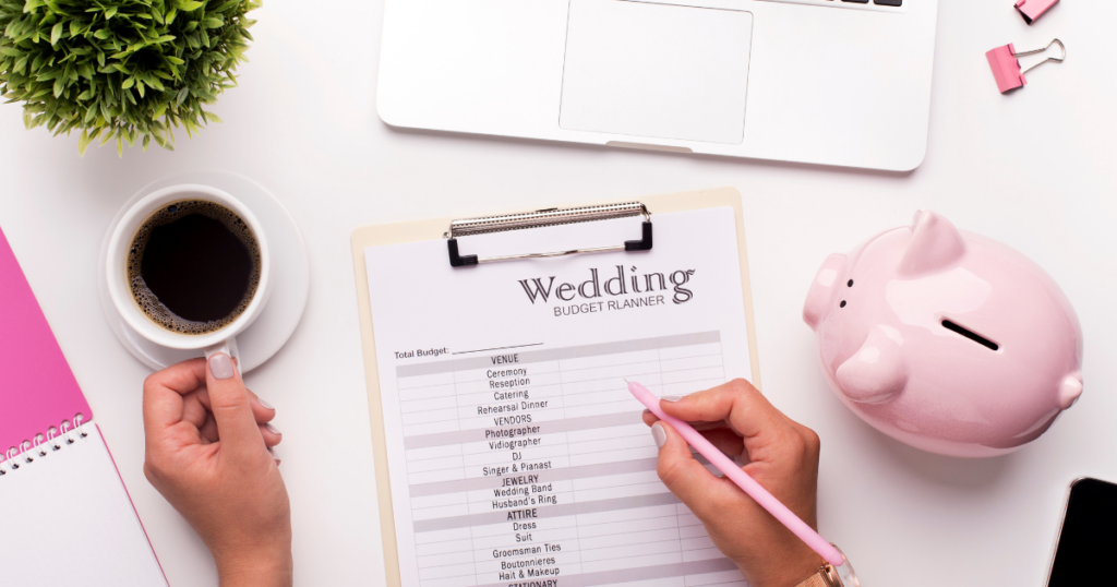 Set your budget list for wedding