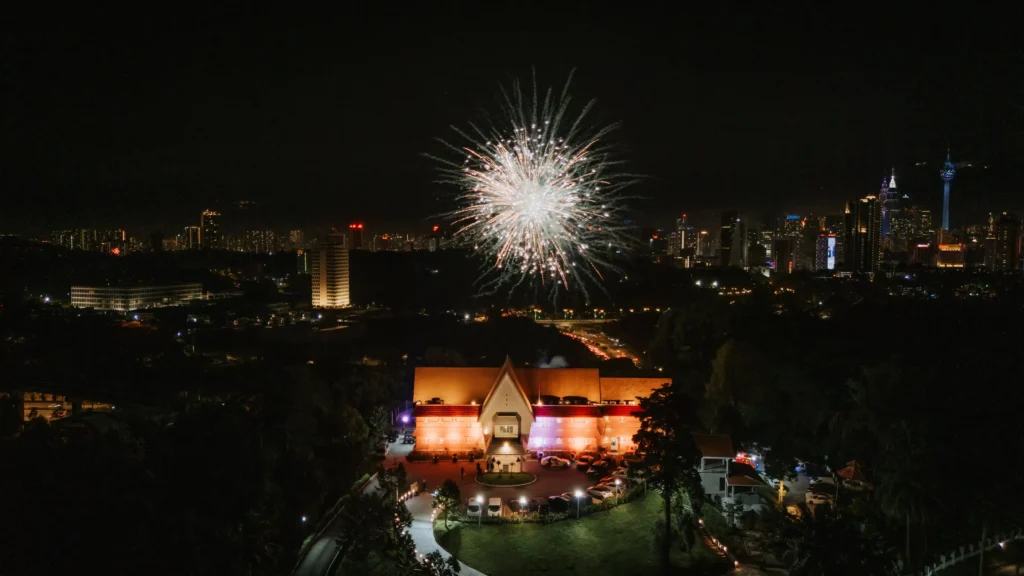 The fire view of low key fete event at Whitehouse @ The Estate on Federal Hill