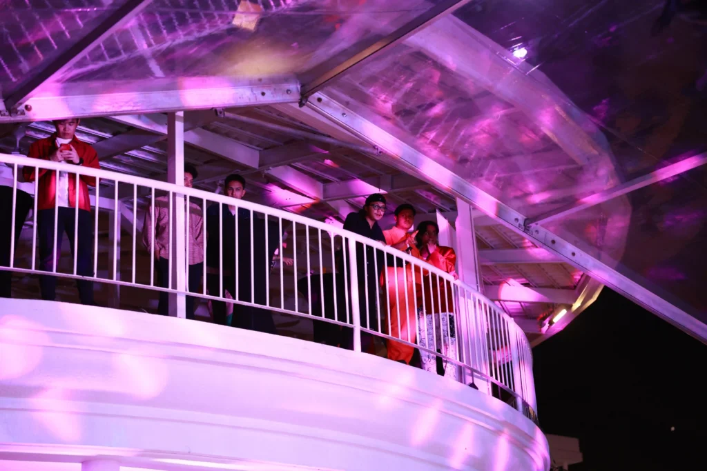 The vibrant Sky Balcony at Whitehouse @ The Estate on Federal Hill, showcasing one of the venue's versatile event spaces used for the TikTok Awards.
