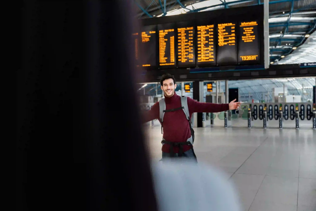 long distance relationship firends meeting