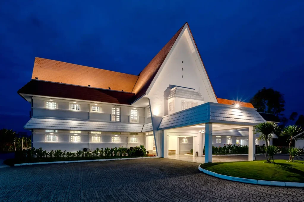 the exterior view of whitehouse @the estate