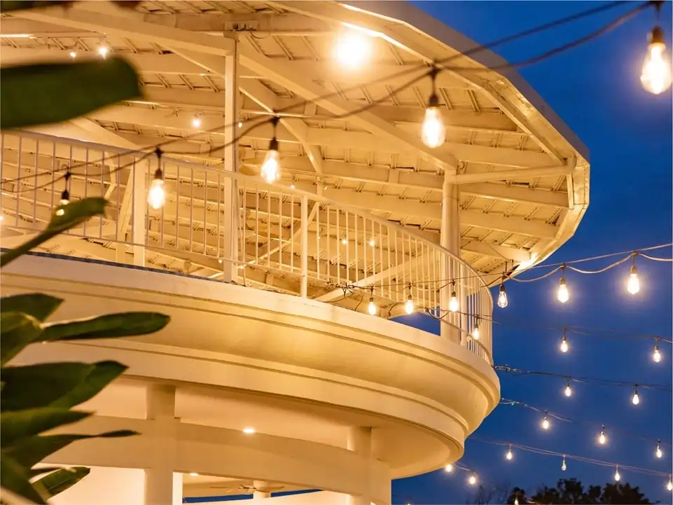 The sky balcony at The Estate