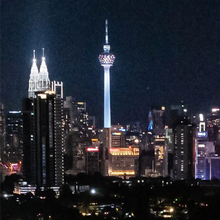 night view of kl in whitehouse @ estate