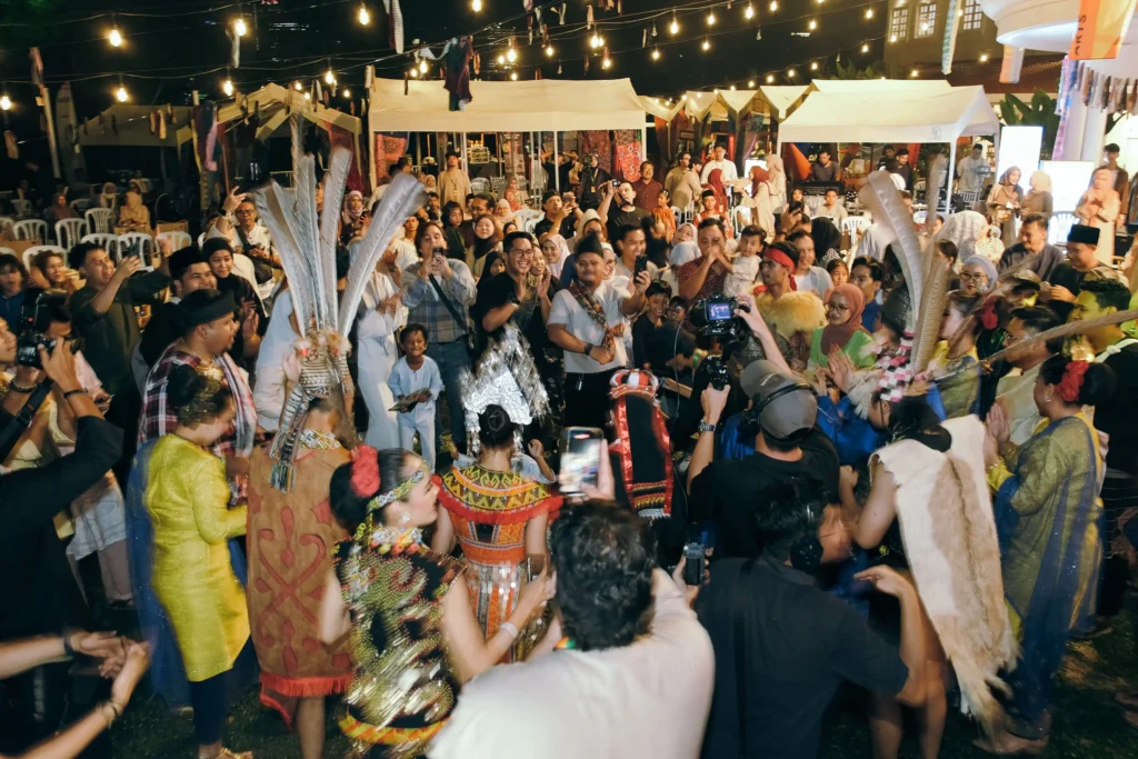 the hari raya open house in at the whitehouse of the estate federal hill