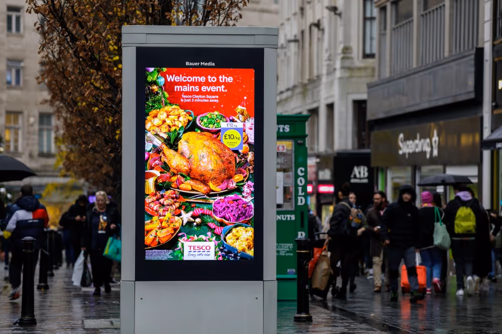 Tesco used dynamic creative optimization during the Christmas season