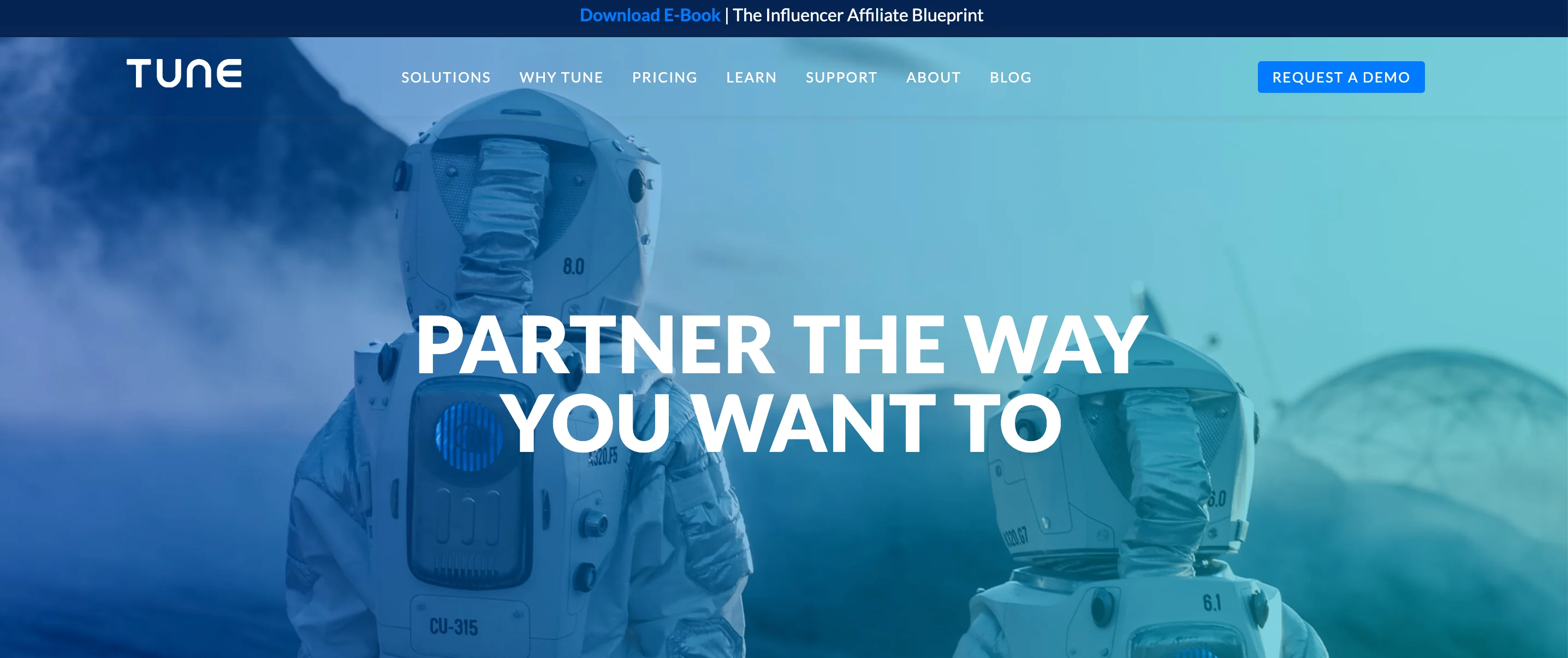 TUNE (HasOffers) performance arketing platform
