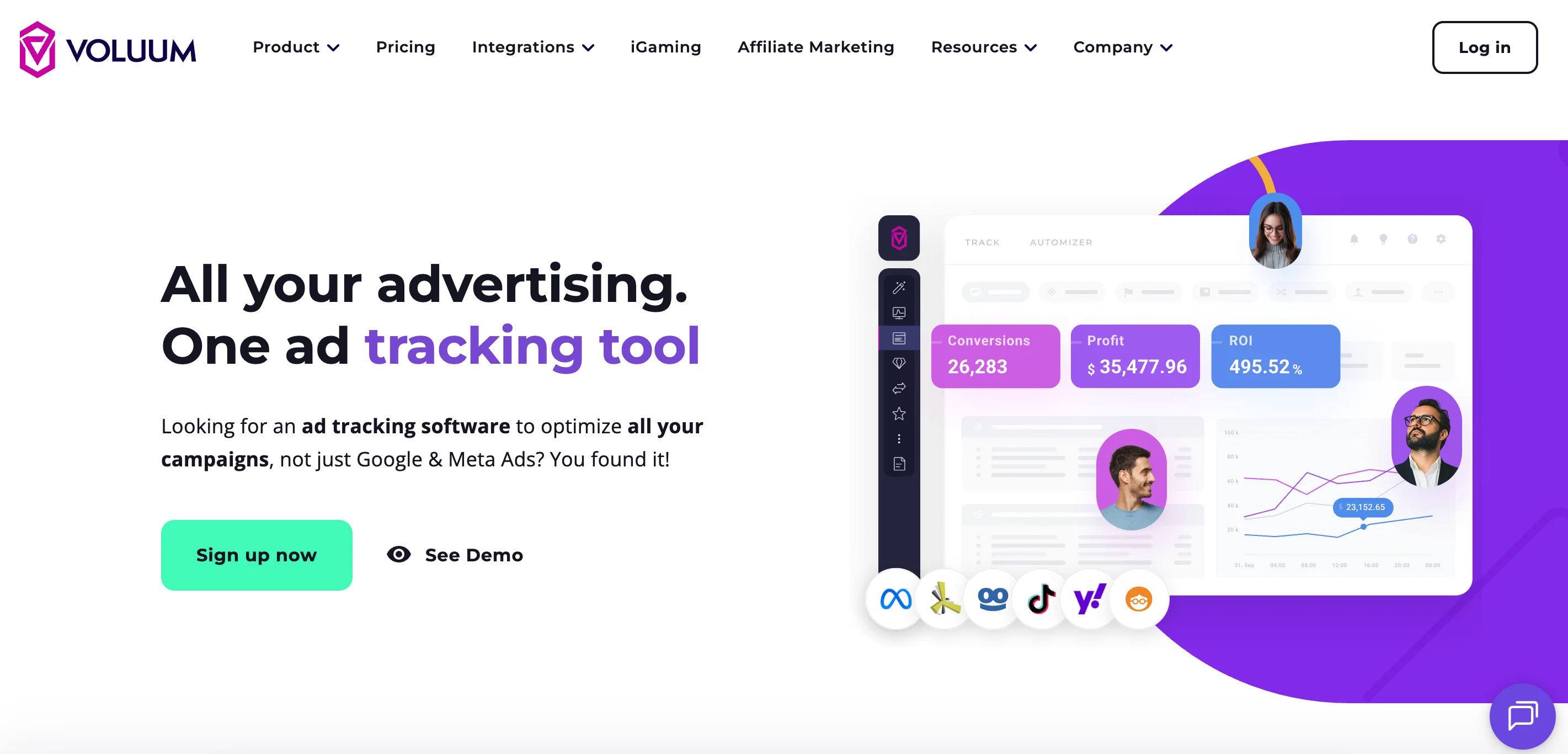 Voluu performance marketing platform