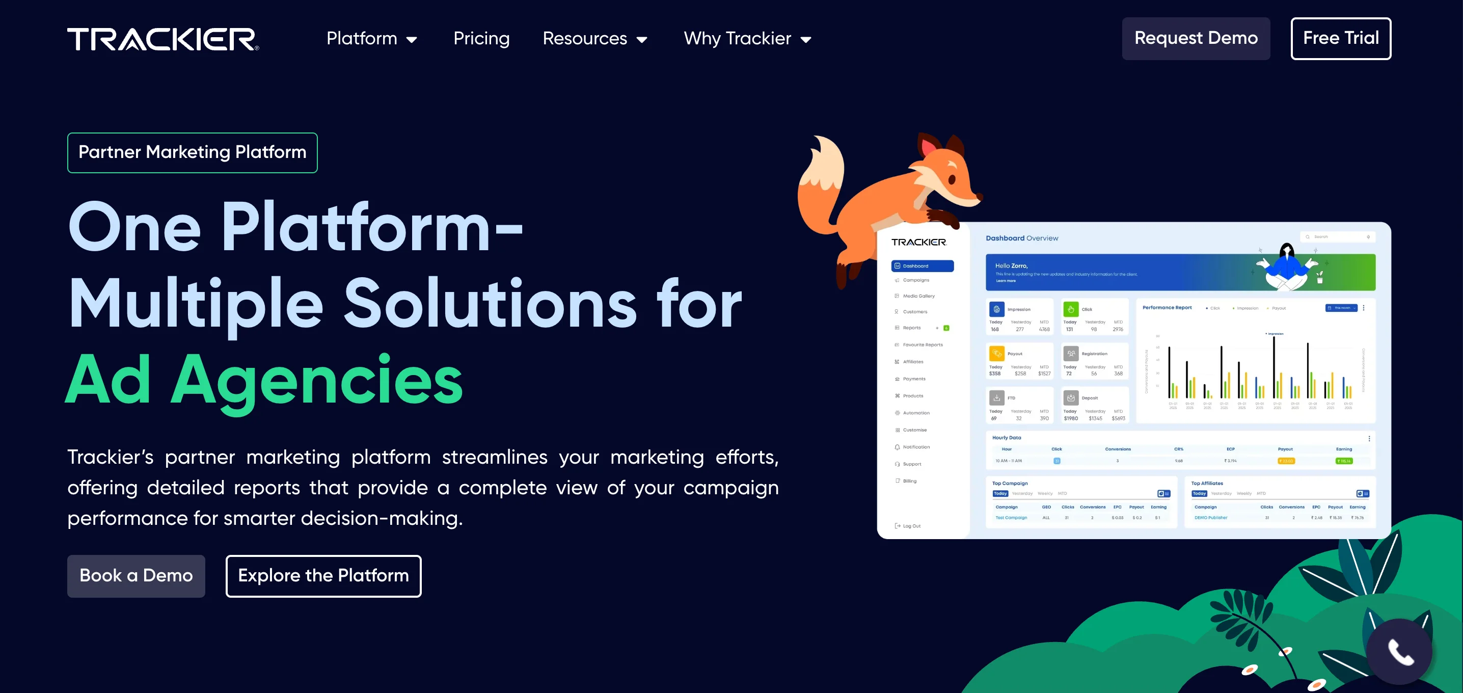 Trackier performance marketing platform