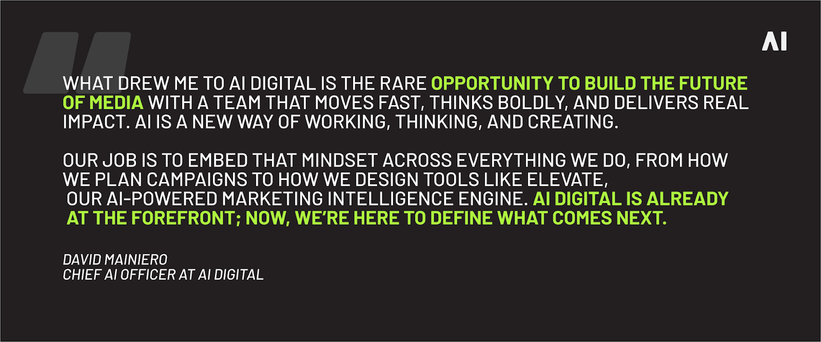 AI Digital reinforces its position as a true AI-first, end-to-end programmatic consultancy