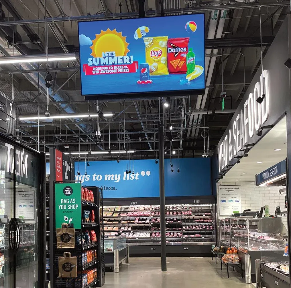Example of ‘Let’s summer’ campaign in store