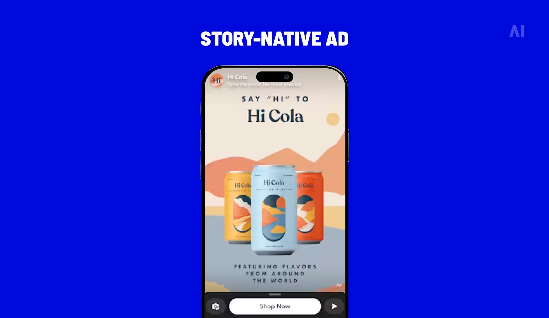 Story-native ad