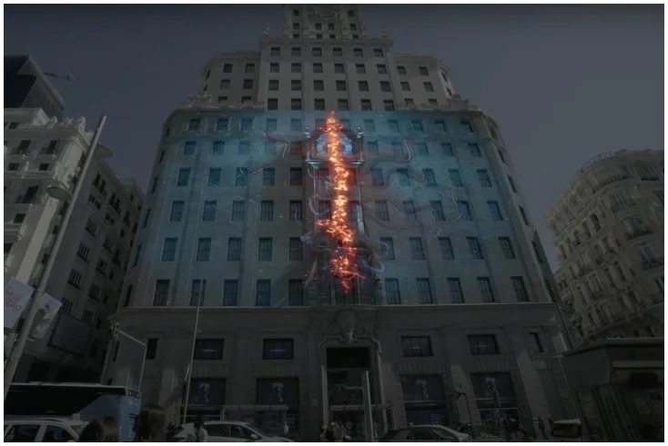 One example of Netflix’s ‘Stranger Things’ DOOH ad campaign