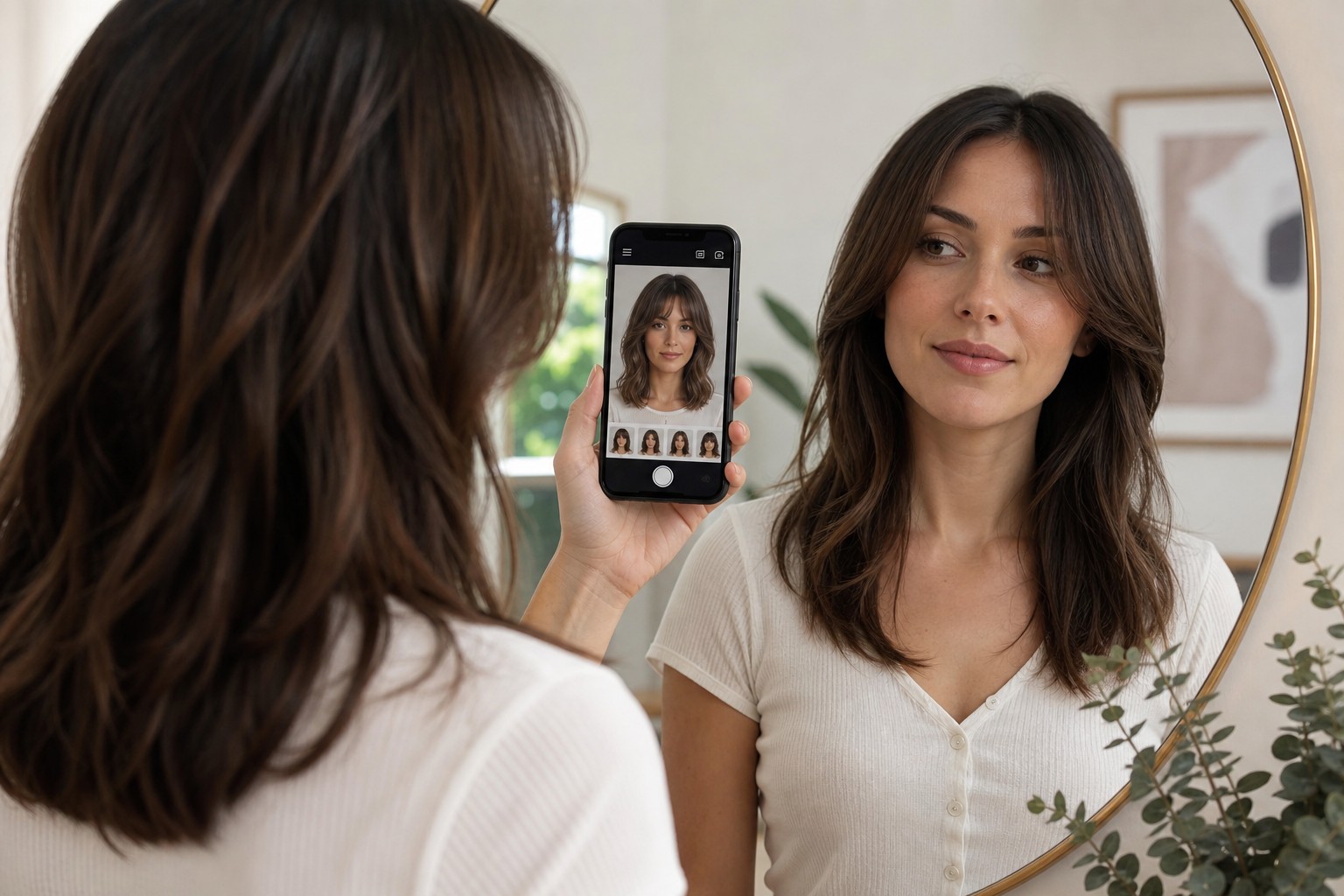 Hairstyle try-on apps and expert tips help you decide which style suits you.