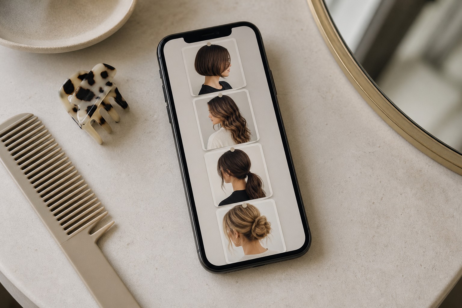 Choosing a hairstyle from social media inspiration — why copying trends often doesn't work.