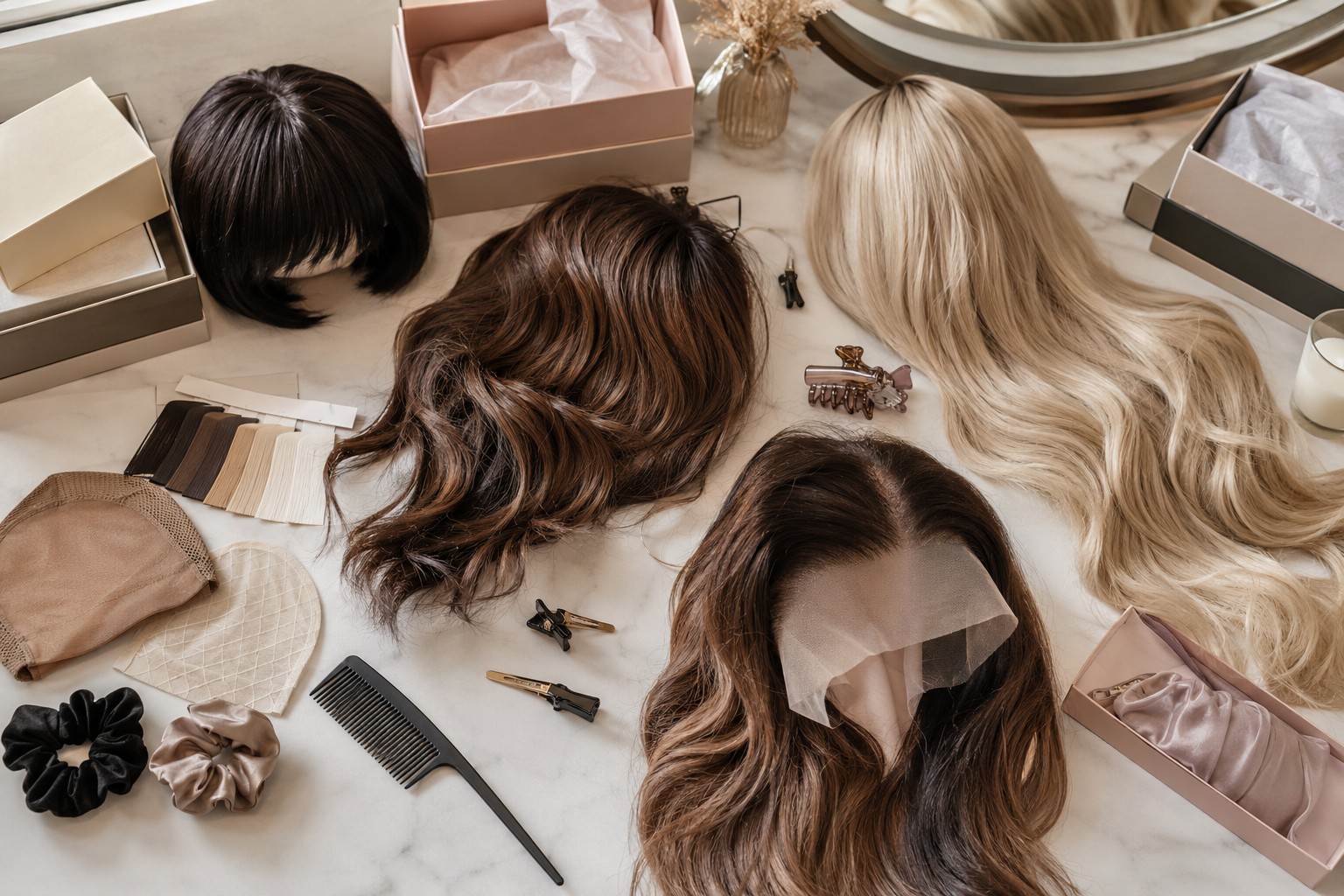 Choosing a wig can feel overwhelming with so many options — wig types, lace, density and cap construction.