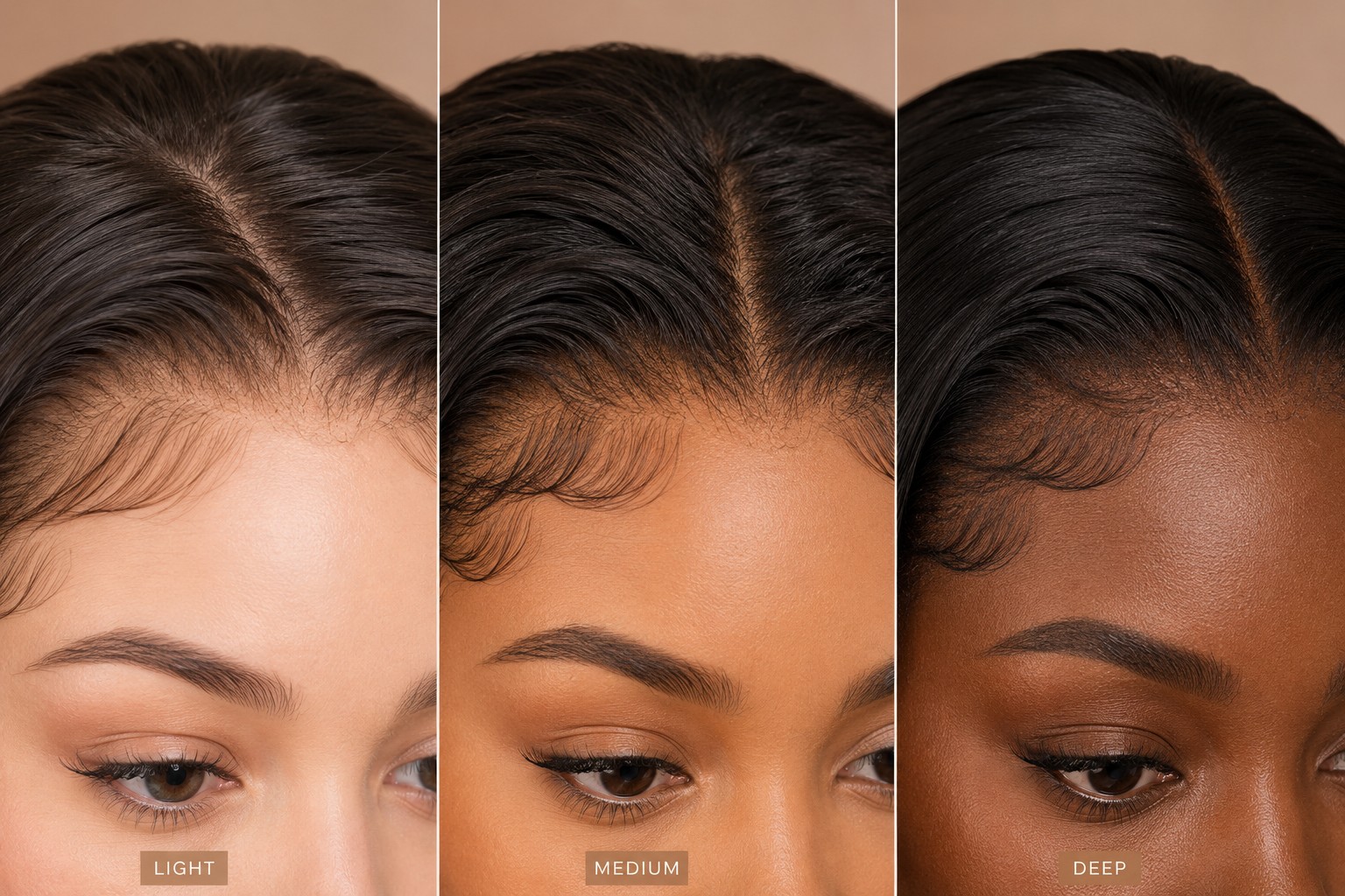 Matching wig lace to your skin tone — choosing lace that blends naturally for fair, medium, and deep complexions.