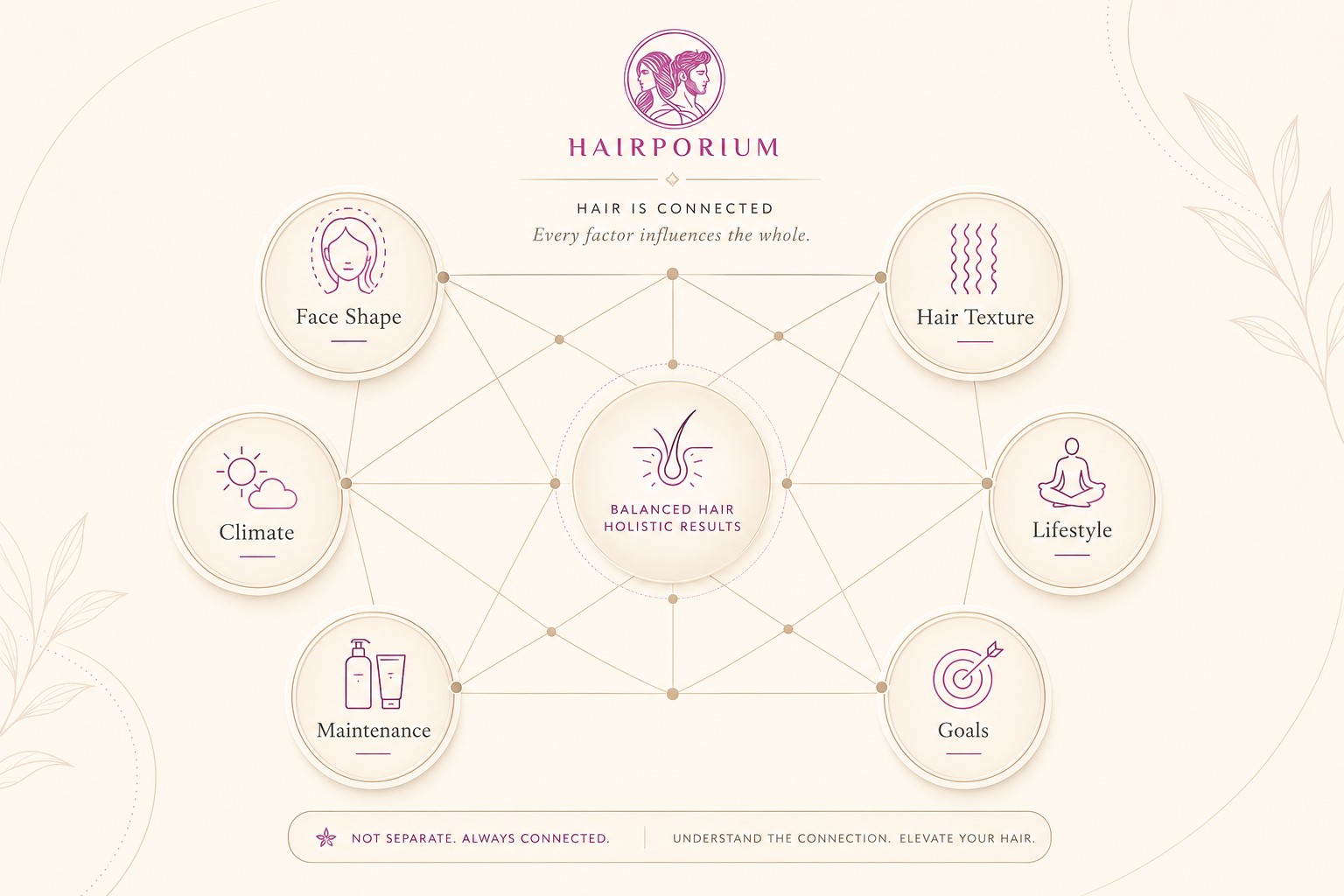 Why hair decisions are more complex than they seem — interconnected factors influencing every choice.