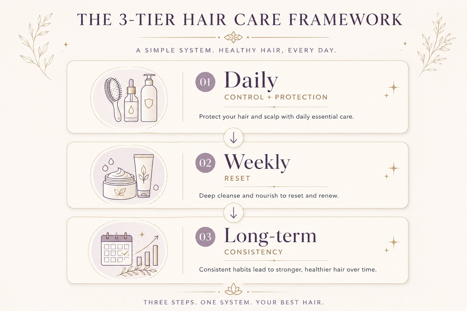 Building your personal hair maintenance plan — daily, weekly, and long-term care that fits your life.