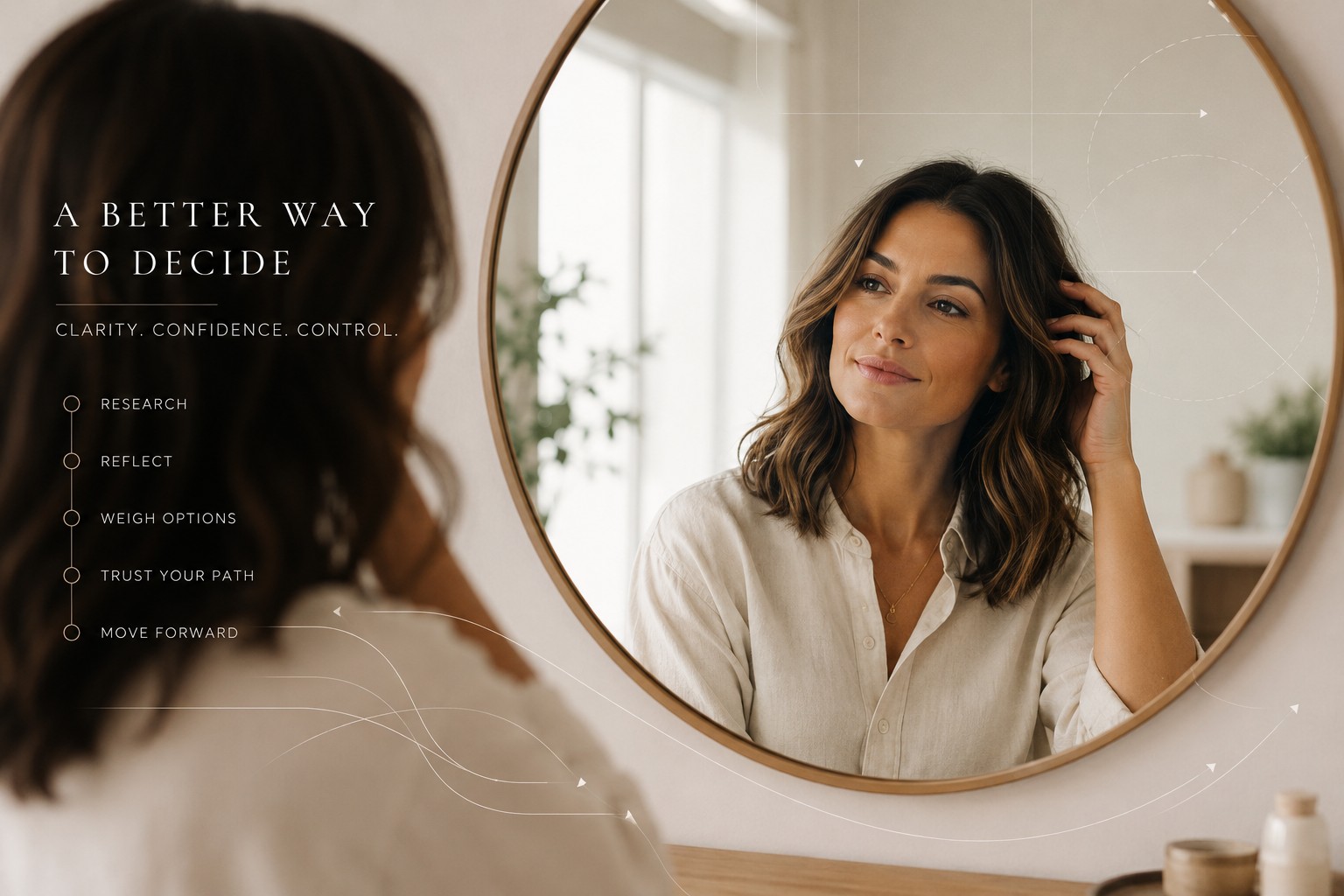 A decision system for real hair concerns — moving from reactive quick fixes to a structured approach to thinning, frizz, breakage, and damage.