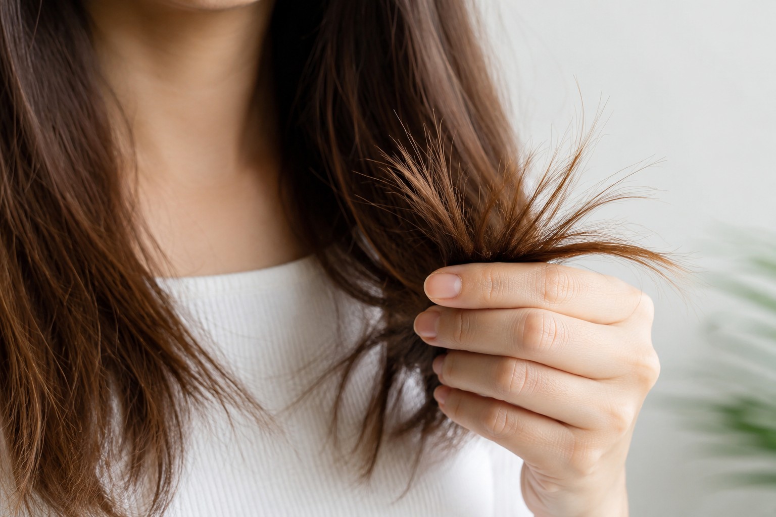 Breakage — when slow growth is actually hair snapping off along the length.