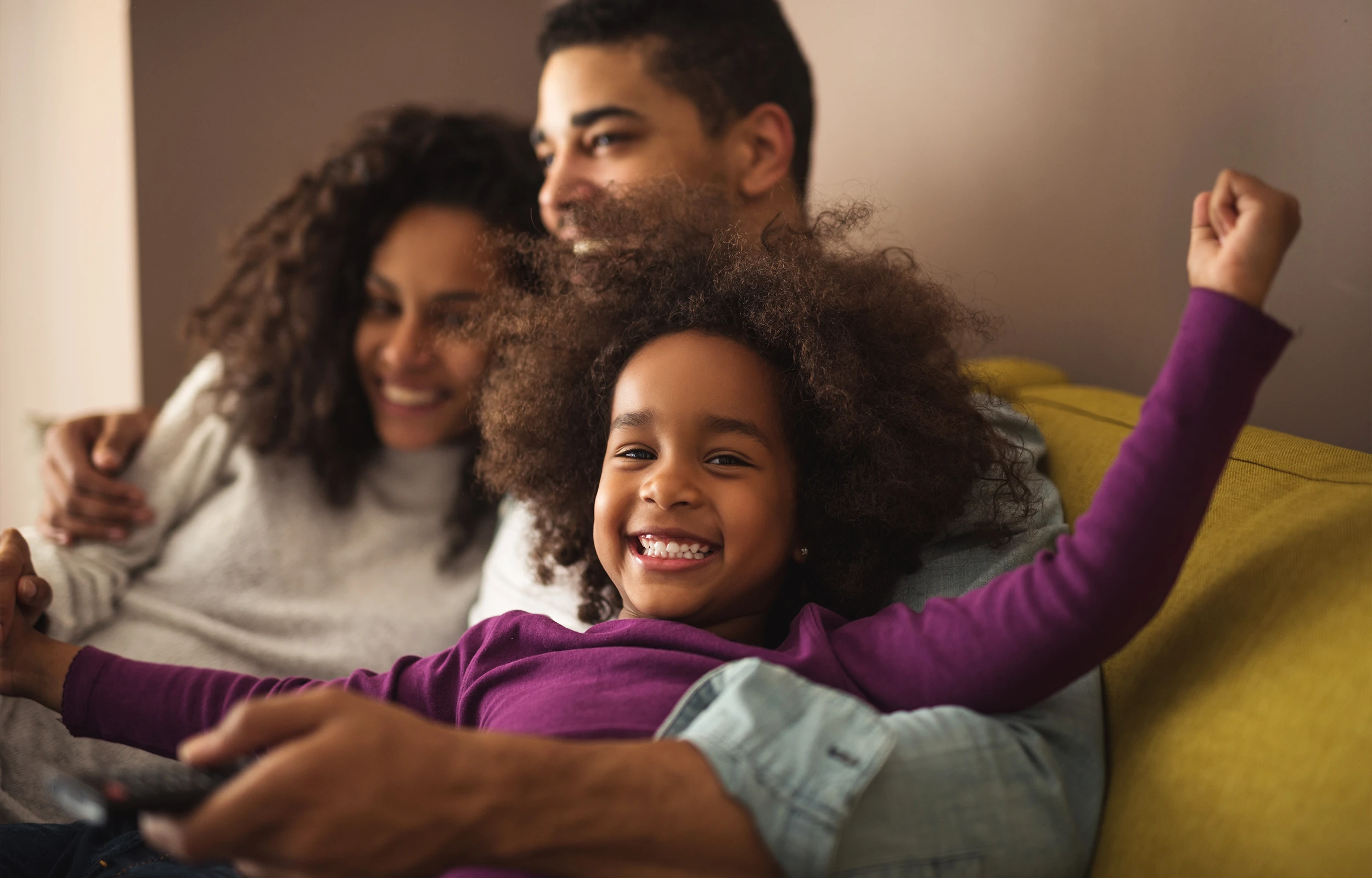Family sitting together