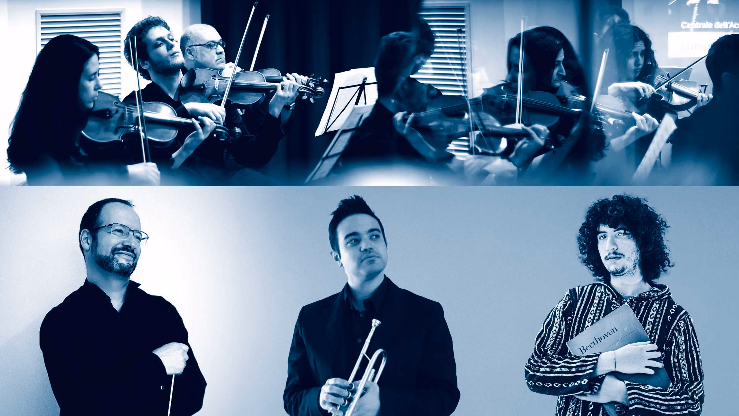 Leonardo Merlini e Raffaele Sabato con l’Orchestra dell’Università degli Studi di Milano Bicocca diretta da Iakov Zats
