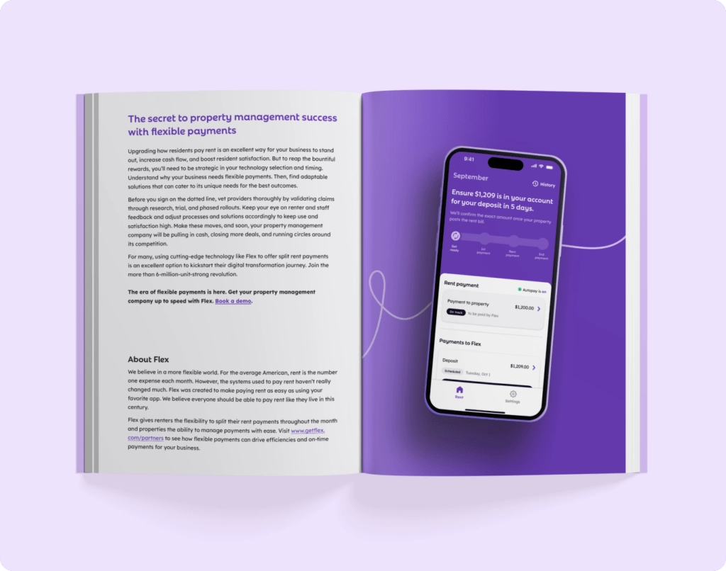 Flex ebook cover - Revolutionize rent collection