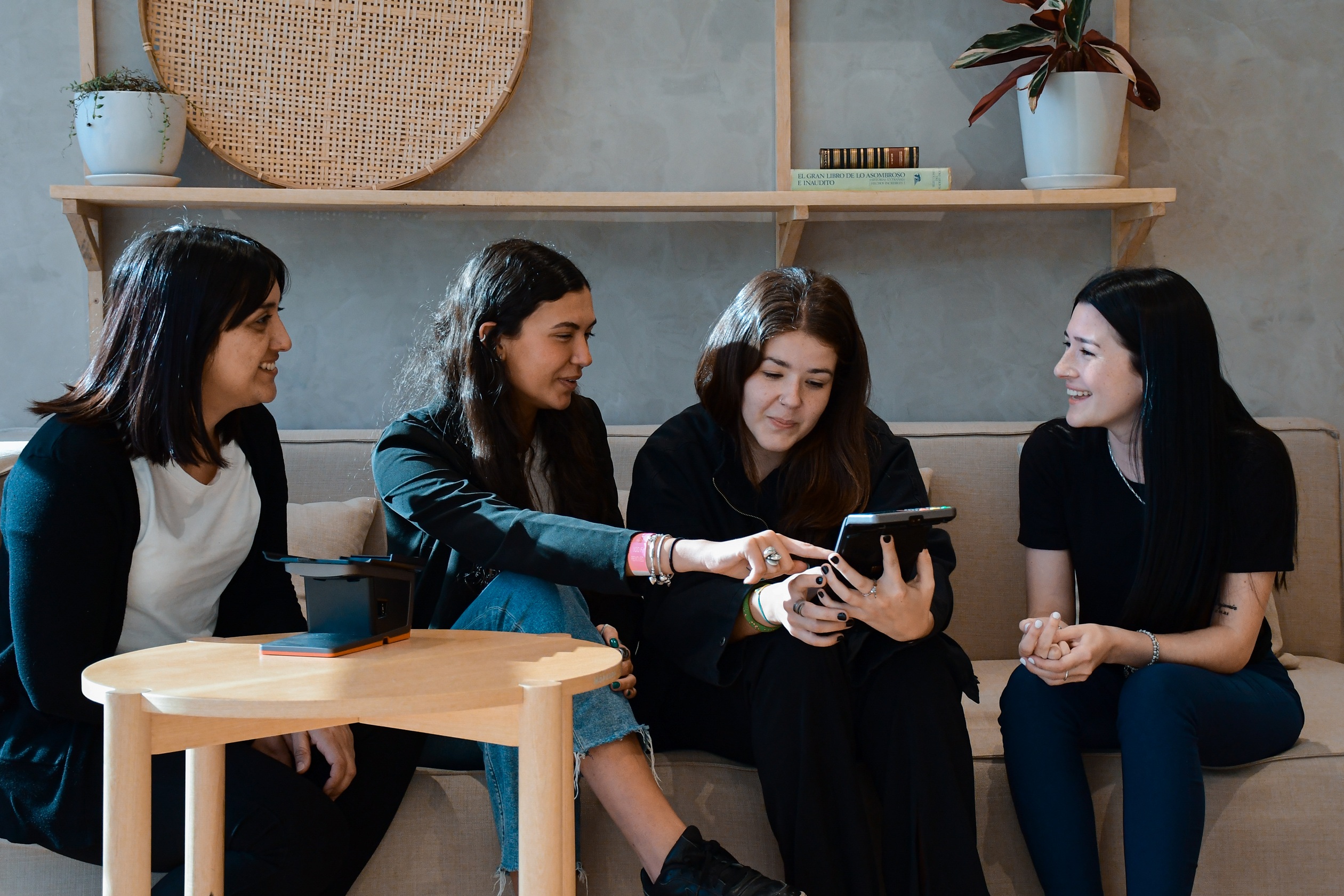 Comercio real usando Alleata en el punto de venta