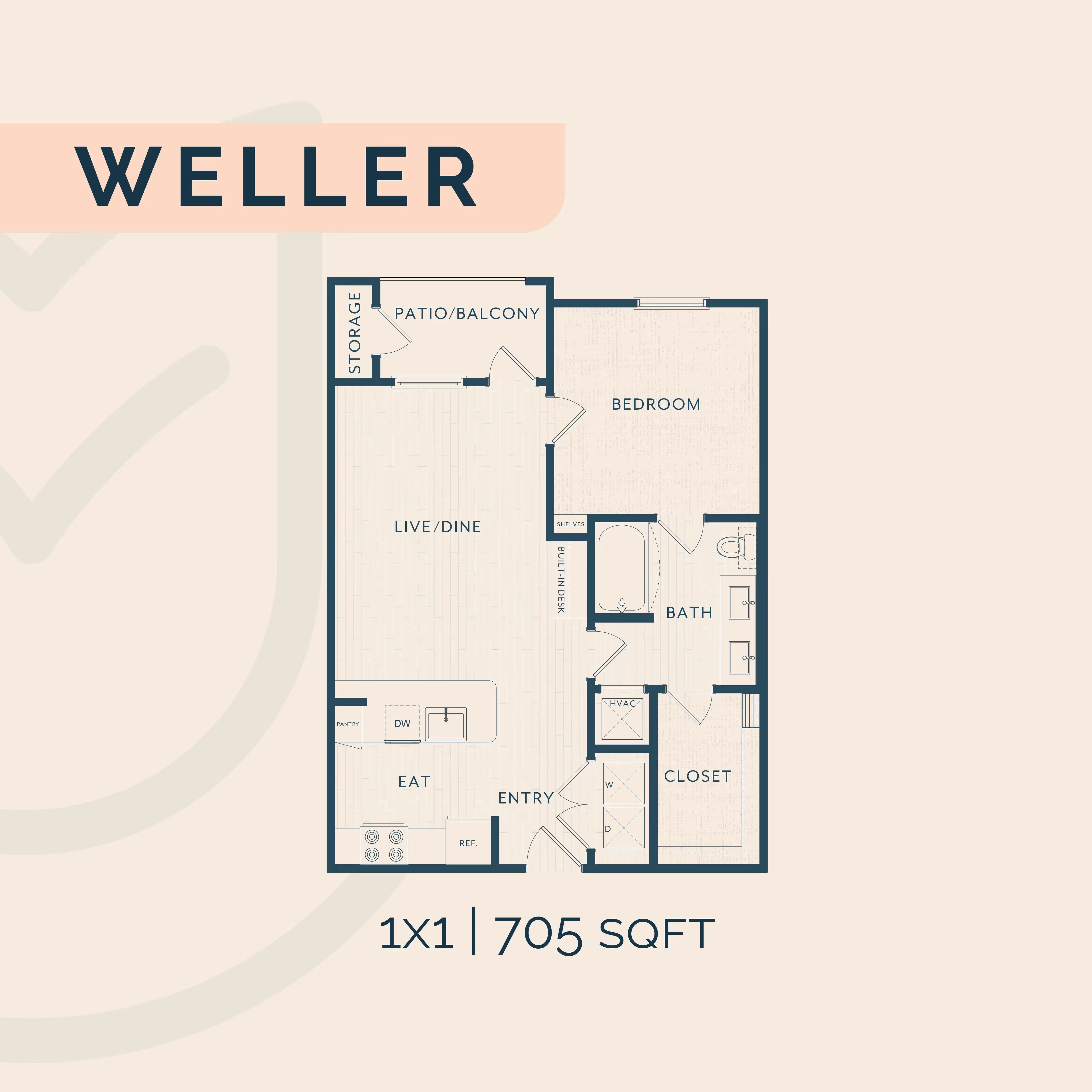 Weller floor plan image