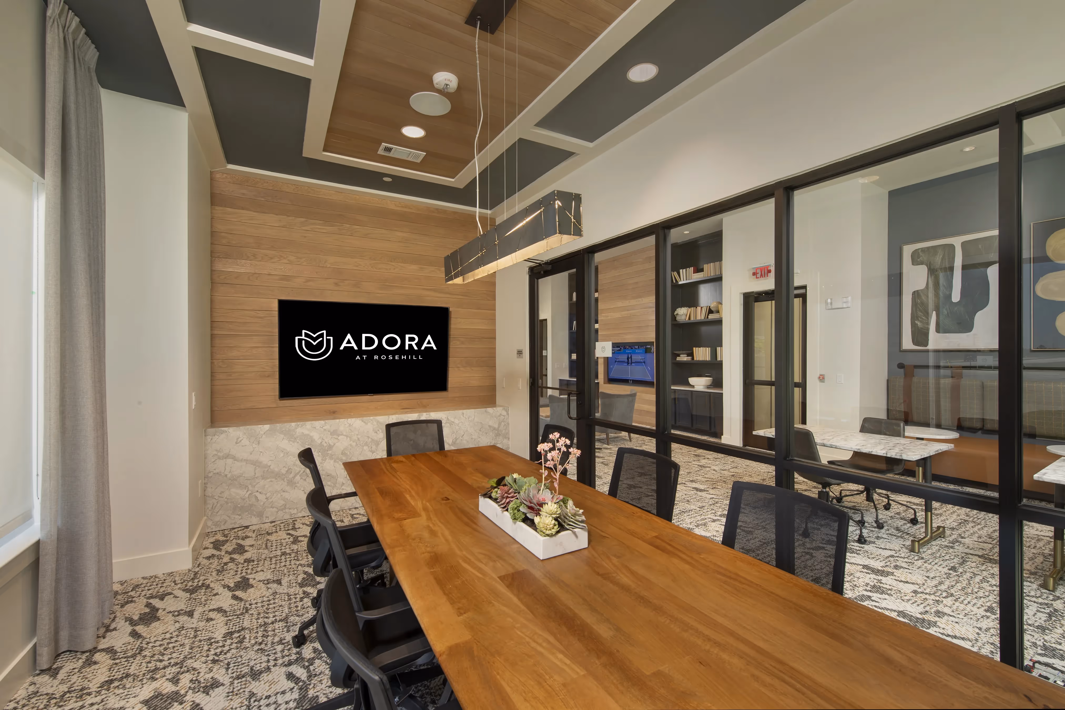 Leasing office conference room