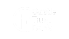 Castle Trust Bank logo white