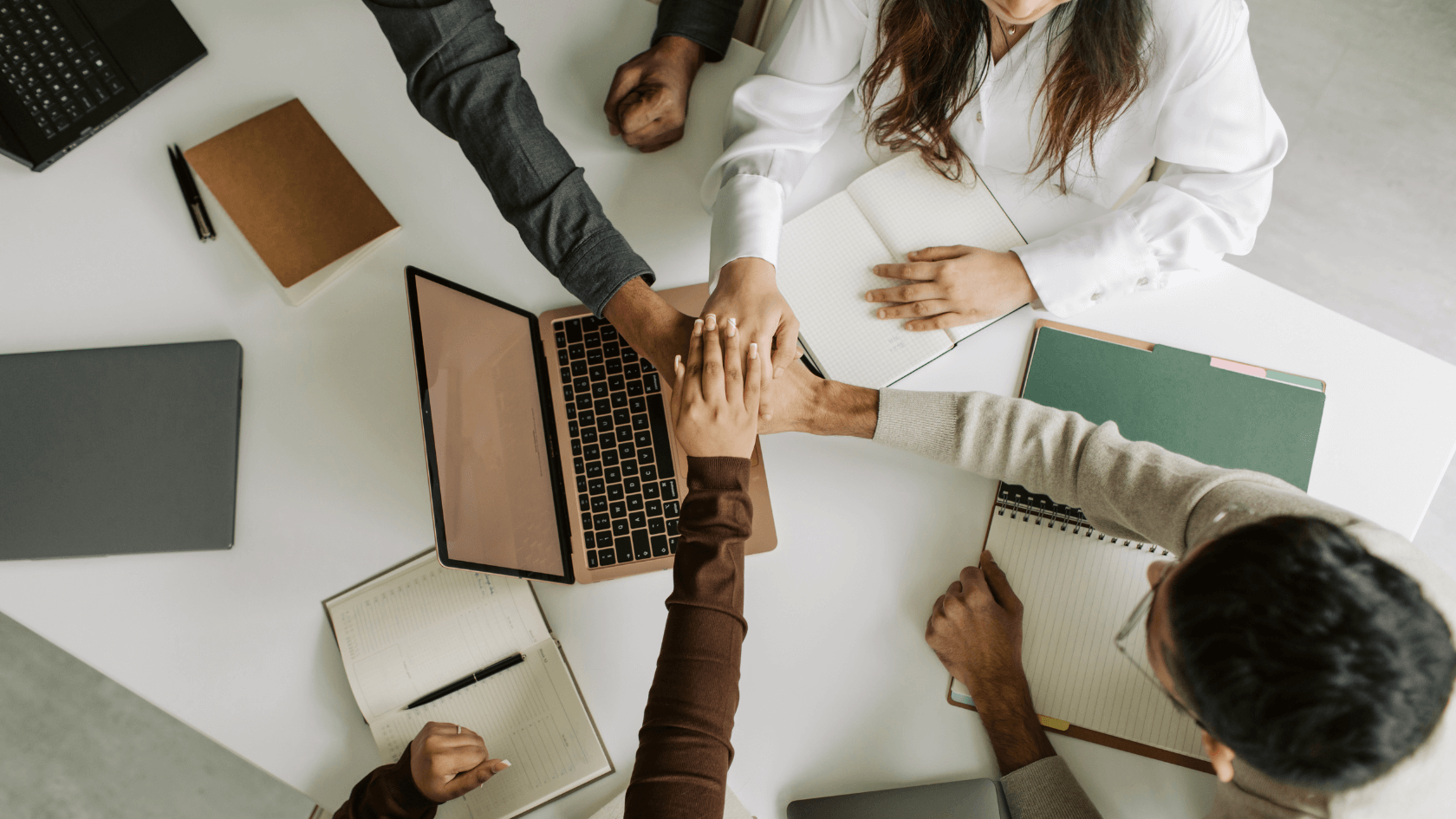 Employees working together