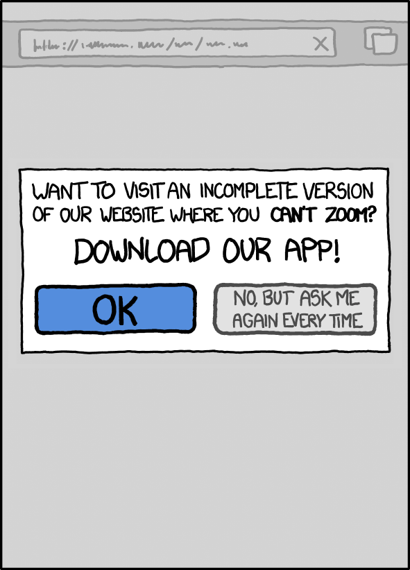 Bad app UX/UI