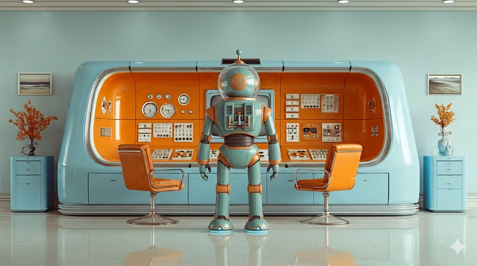 Otto working at his control panel