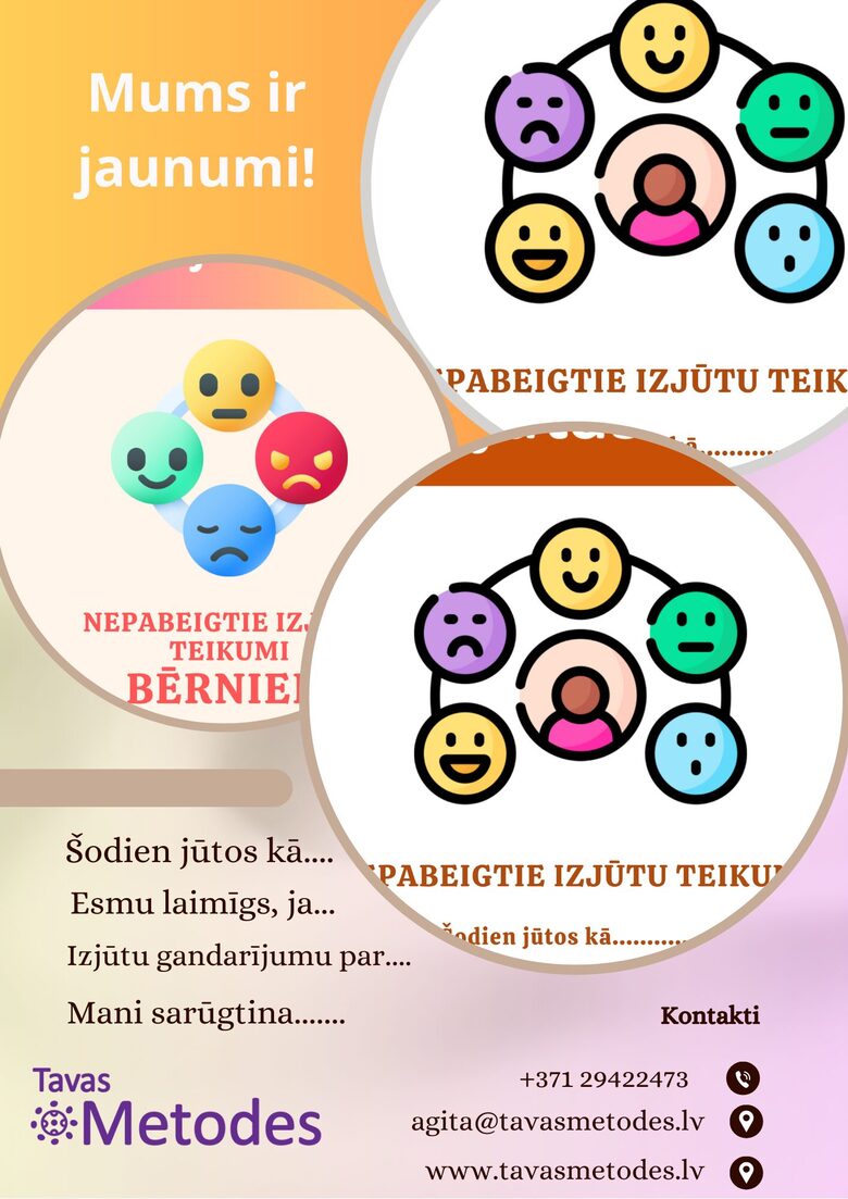 Komplekts "Tavas Izjūtas" + "Tavas Izjūtas: bērniem"