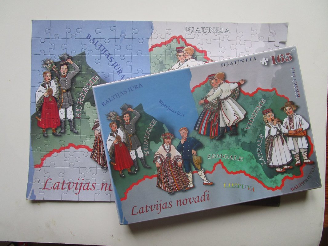 Puzle “Latvijas novadu tautastērpi”