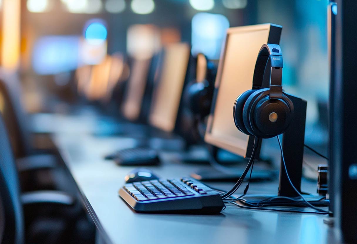 hightech control room